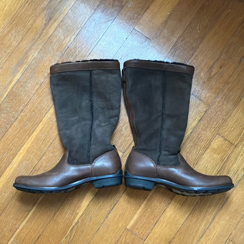 Ugg boots. Never worn still has the boot form inside.